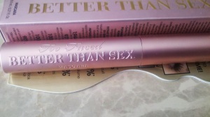 Too Faced better than sex mascara. Retails for 22. Never used I just dont have the box anymore. Letting it go for $12