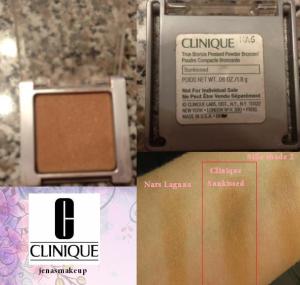 Clinique Mini Bronzer used a couple of times with a clean brush. Swatches there to compare to Nars Laguna Bronzer. Asking price is $5 