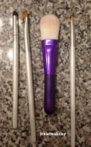 3 elf brushes and a Physicians Formula brush. Hardly ever used. Will be cleaned and sanitized before set out. $3 for all. 