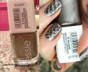 Essie polish in "Lil boa peep" its a magnetic polish. The picture shows what it looks like. Asking price $5 (I paid 12)