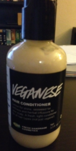 Lush Veganese Conditioner. BN never used. Asking price is 5 (I paid 10 plus shipping and handling) Its really fresh and doesnt expire until Sept 2014