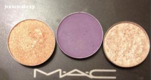 MAC eyeshadow  colors in Casino, Purple Haze and Retrospeck. All been used about 3 times. 8 dollars each or all three for 20.