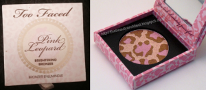 Too face pink leopard. Never used. $5